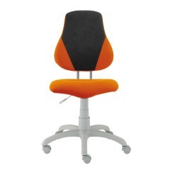 Dětská rostoucí židle Fuxo V-Line oranžová/černá